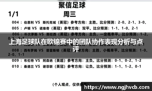 上海足球队在欧锦赛中的团队协作表现分析与点评